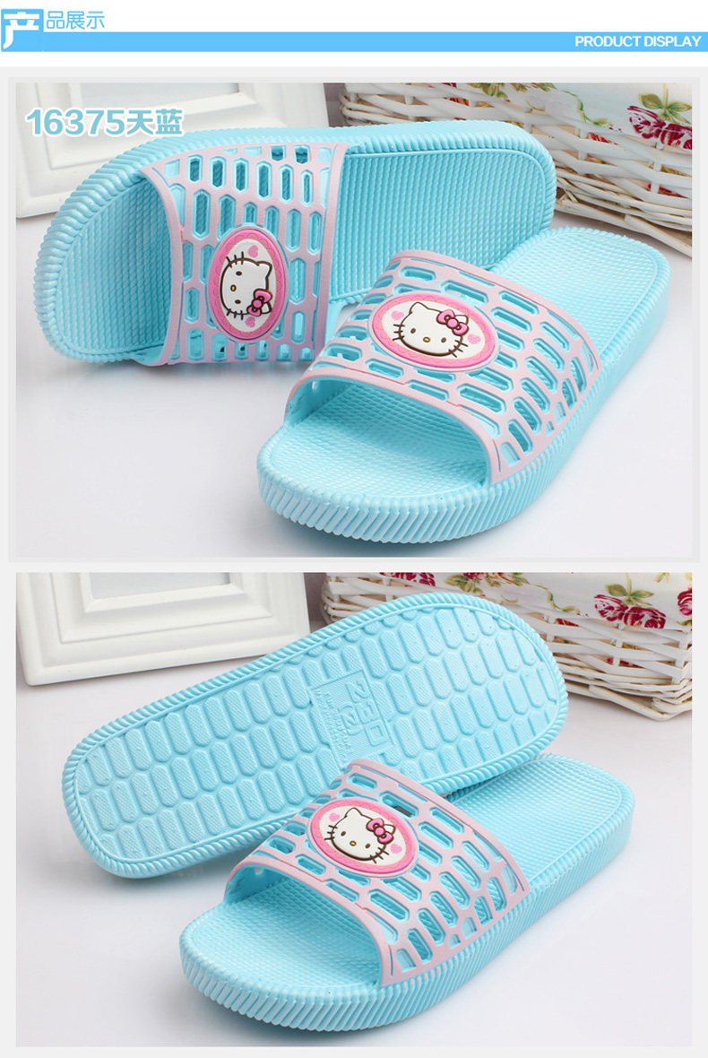 Chaussons enfants en autre HELLO KITTY pour été - semelle autre - Ref 986779 Image 19