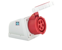 ST-1252 32A 5P 415V IP67 three-phase five-wire industrial surface mount socket 5-core new