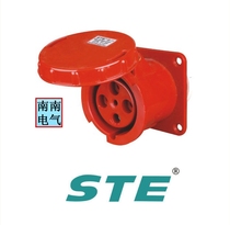 ST-334 63A 4P three-phase four-wire industrial concealed socket Waterproof power outlet IP67 4-core 63a