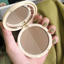 Orange Bicolor Solid Repo Pan Shadow Powder High Light Powder Nasal Shadow Powder Slim face side Shadow line Fill the stick Pink