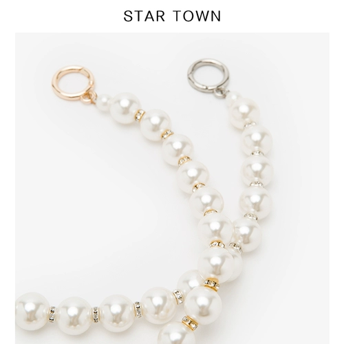 Цепь, металлическая сумка ручной работы, акриловые бретели, делается под заказ