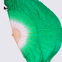 A green leaf dance fan in Kashiwaya Dance Garden Professional dance practice Kung Fu song dance fan Square dance fan