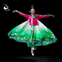 Kashiwaya Dance Garden Stage Performance Costume Korean Dance Costume Auspicious Yanbian Stage Drama Rental Costume Support Customization