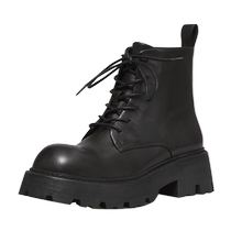 DEEP BREATH deep breath womens shoes washed cowhide leather strap motorcycle boots short boots AX15238