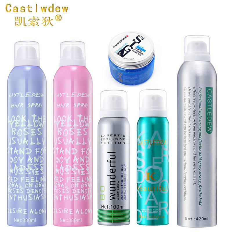 Caesarean Dynamic Dry Adhesive Fluff Long Lasting Unisex Styling Styling Spray Children's Hair Gel Wax Combination Hairdresser