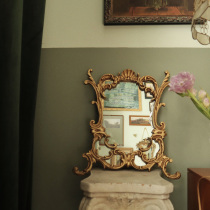  Iris fairy mirrorso I am now my special-shaped wall-mounted mirror gilt carved decorative mirror plate