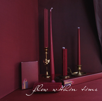  So I am Now I Bordeaux red lover series design solid color handmade wedding candle