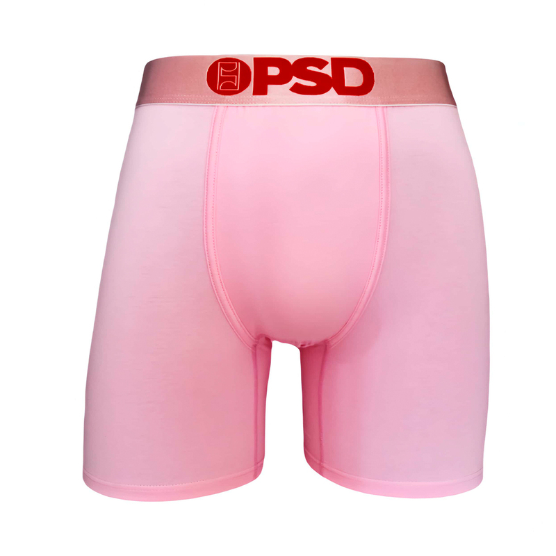 Psd Solid Color Cotton Underwear American Style Mid-Waist Boxer Briefs Breathable Fashionable Five-Point Underwear Trendy Wear Underwear