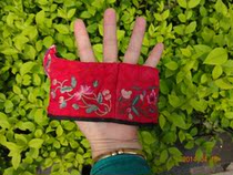 Handmade embroidery Miao embroidery old embroidery piece national embroidery pine peach embroidery * HM series embroidery piece 194