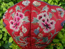 Pure hand embroidered Miao embroidery old embroidery National embroidery pine peach embroidery * HM series old embroidery hat 363