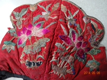 Pure hand embroidered Miao embroidery old embroidery ethnic embroidery pine peach * HM series old embroidery hat 280 special