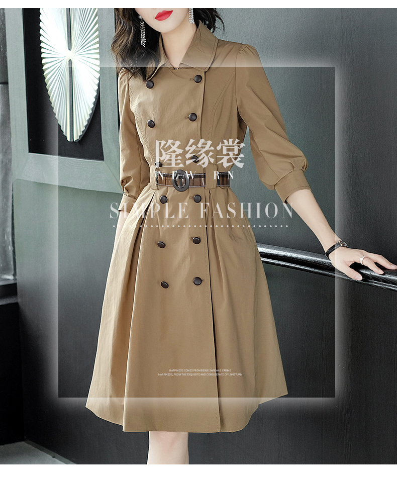 Trench pour femme LONYUASH    en Polyester - Ref 3227816 Image 25