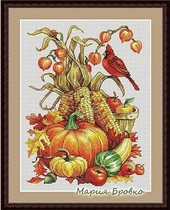 Cross-stitch source file Autumn gift