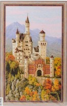Cross stitch source file Riolis Neuschwanstein Castle