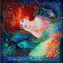 Cross-stitch drawing source file XSD Deep Sea Mermaid non-original