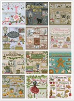 Cross-stitch drawing source file XSD Madam Lafite Series 3 16 pictures