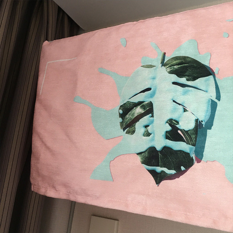 Nordic ins wind air conditioner cover hanging type 1 5p fabric bedroom anti-direct blowing boot without dust cover