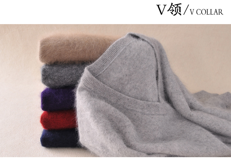 Mùa đông nhung áo sơ mi nam tròn cổ áo len rộng kích thước rộng áo len cashmere dày chạm đáy áo len ấm áp áo phông nam