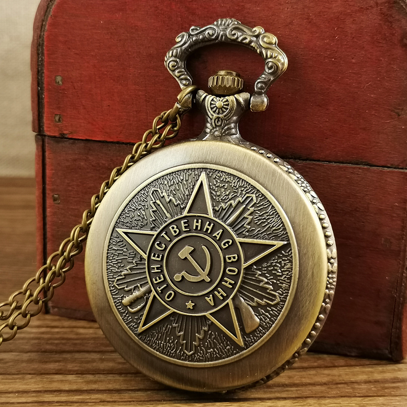 Wholesale Price Soviet Vintage Men's Flip-Top Pocket Watch, Retro Soviet Style, Veteran Souvenir, Gift for Fellow Soldiers