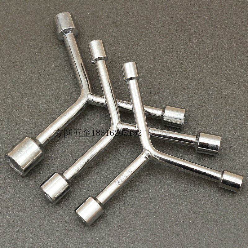 Triple Fork Wrench External Hexagon Wrench Triple wrench Y shaped wrench sleeve wrench 8 10 12 14 17 17 19