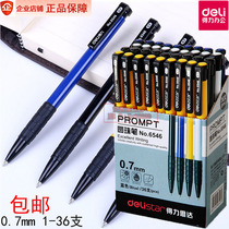 Del Ballpoint Pen Office Stationery Supplies Ball Pen Blue Refill Oil Pen Press Ballpoint Pen 36 6546
