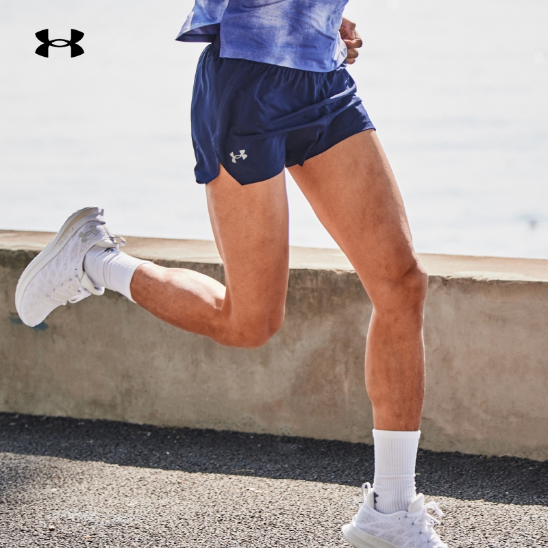 Under Armour Spring/Summer Men's Sports Fitness Lined Short Marathon Running Quick-Dry Shorts 1377813 Under Armour Spring/Summer Men's Sports Fitness Lined Short Marathon Running Quick-Dry Shorts 1377813