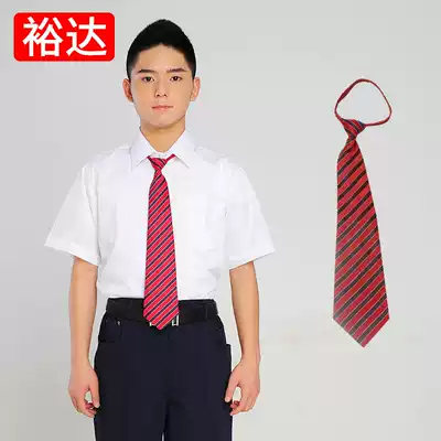Yuda Shenzhen School Uniform uniform middle school students school uniform high school boys summer dress dress diagonal stripe tie