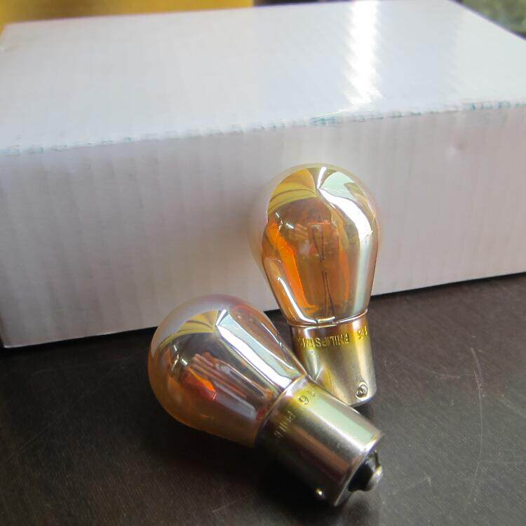 New Santana Jetta Sharp Direction Bulb 12V Philips Chrome Invisible 12496SV PY21W 7507