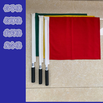 Signal Flag Command Fat Order Three Railway Signal Flag Textile Flag Color Use Signal Flag Railway Referee Red Yellow Green wool