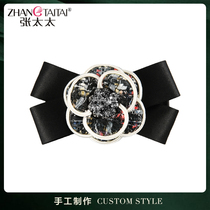 Hairclip top clip bangs female hair clip bow headgear floral headdress clip rhinestone clip hairpin clip hair accessories back head clip