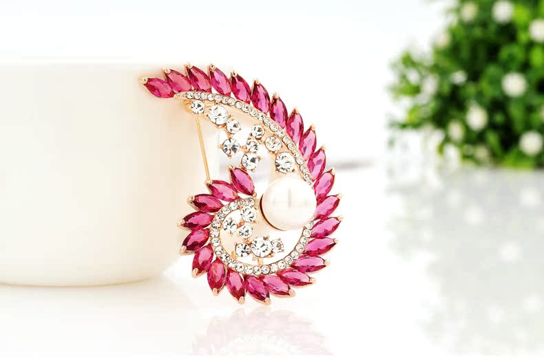 Broche femme en Zircon diamant - Ref 1177586 Image 7
