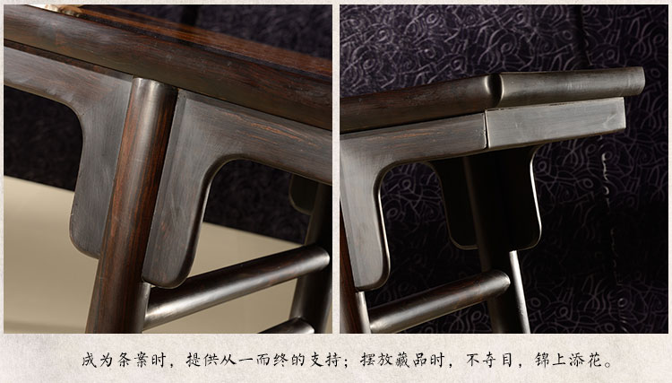 Yimeng Baisheng Mahogany trường hợp sơn tân cổ điển ánh sáng màu tím Tân bàn bàn hình chữ nhật Phòng nghiên cứu tất cả các trường hợp gỗ rắn đồ nội thất - Bàn / Bàn bàn ghế gỗ đẹp