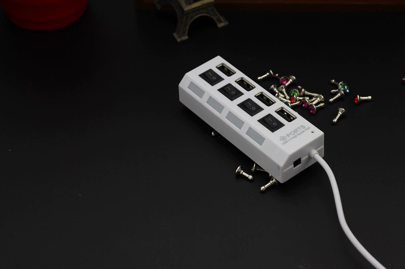 usb splitter kéo Bốn 2.0 HUB nở máy tính xách tay với nhiều chuyển mạch trung tâm giao diện cung cấp điện - USB Aaccessories quạt điện cầm tay