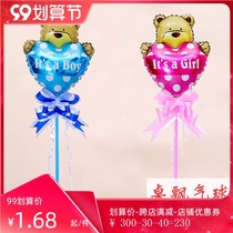 Childrens birthday 100-day cartoon balloon love five-pointed star creative decoration banquet table floating