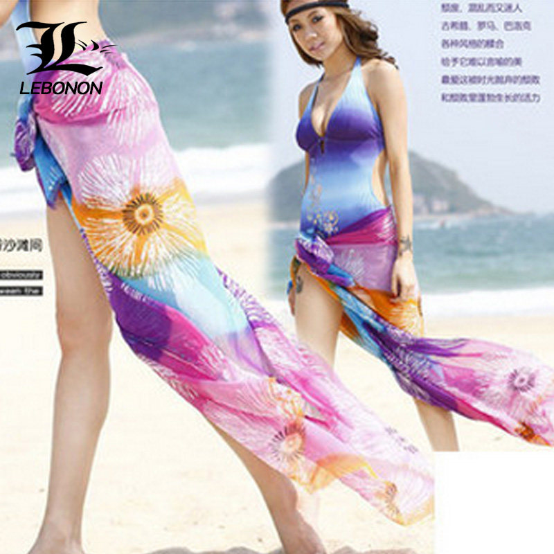 Outdoor Travel Sea Island Bikini Swimsuit Clothed Veil beach towel Swimsuit Scarves