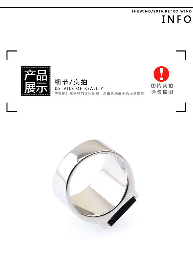 Bague homme OTHER   en Acier au titane - Ref 3087808 Image 9