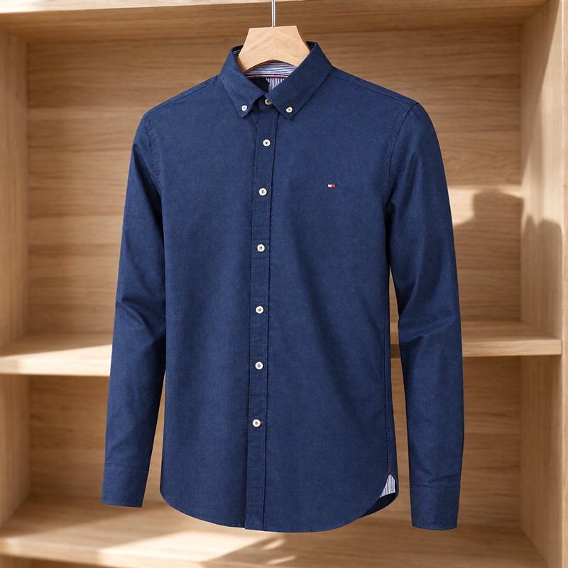 North American Tommy Men's Long-Sleeved Shirts, Business Commuter Oxford Cotton Non-Iron Large Size White Shirts North American Tommy Men's Long-Sleeved Shirts, Business Commuter Oxford Cotton Non-Iron Large Size White Shirts