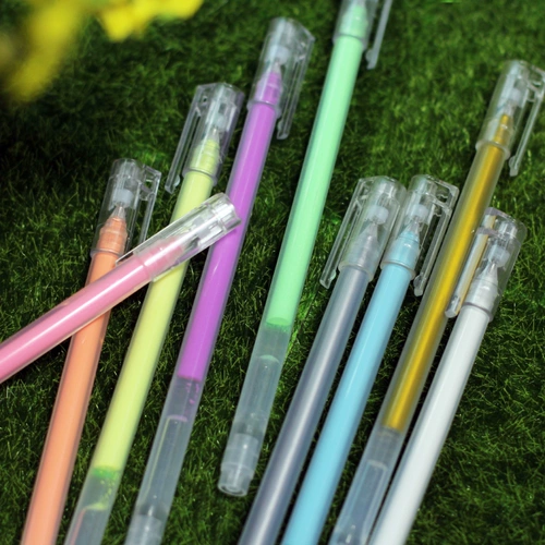 Хайлайтер, гуашь, радужная ручка, фотоальбом, «сделай сам»