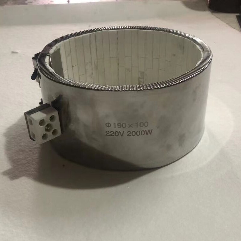 Manufacturer direct melt spray cloth ceramic heating ring injection molding machine stainless steel heating ring pelletizer energy-saving electric heating ring