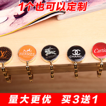 Gold plated big card hanging bag hook folding hanging bag hooked table edge hanging bag hooked bag Divine Instrumental Hanging Bags can come and set to do