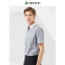 Shanshan nam mùa hè mới giản dị sọc áo thun tay ngắn kinh doanh hàng ngày thoải mái áo sơ mi POLO mỏng nam - Polo áo polo đẹp Polo