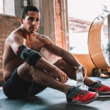 Спортивное трикотажное защитное снаряжение, эластичные теннисные спортивные налокотники для бадминтона, США