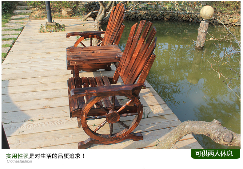 Youyou bàn ngoài trời và ghế kết hợp ban công vườn giải trí ngoài trời ghế cafe nội thất sân vườn gỗ rắn bàn ghế nội thất ngoài trời