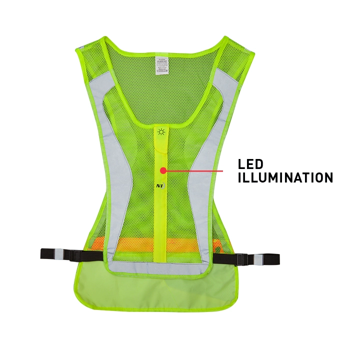 Nai Ai NiteIze ngoài trời LED thể thao vest phát sáng Vest an toàn cảnh báo đêm cưỡi ngựa