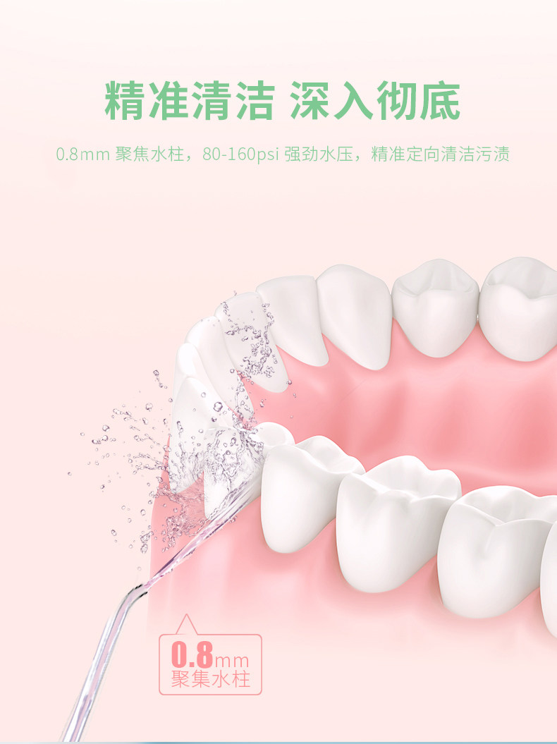 赛嘉 水牙线 家用便携式电动冲牙器 图2