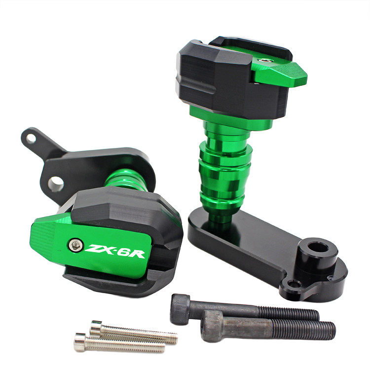 Suitable for Kawasaki ZX6R 2009-2012 modified accessories anti-drop ball anti-fall glue anti-fall stick anti-fall bar