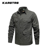 Хлопковый тонкий лонгслив, камуфляжный летний износостойкий дышащий комбинезон, рабочая одежда, короткий рукав