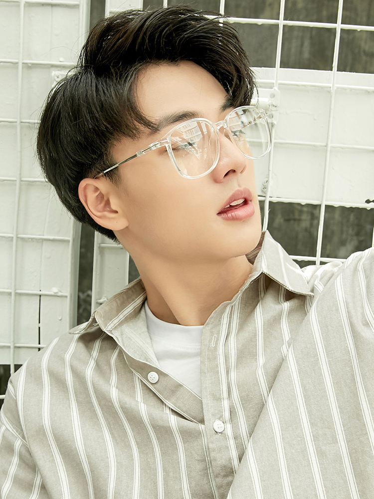 Myopia glasses male tide Korean version of retro can be equipped with degree eye frame frame women's net red transparent retro big face