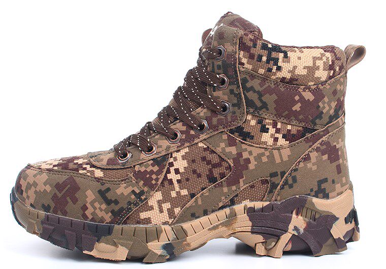 Bottes militaires en toile - porter - Ref 1397989 Image 6