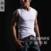 Lremars vest nam bó sát cổ chữ V không tay thoải mái thoáng khí sườn rộng tập thể dục 5-6A vest nam thấm mồ hôi - Lót